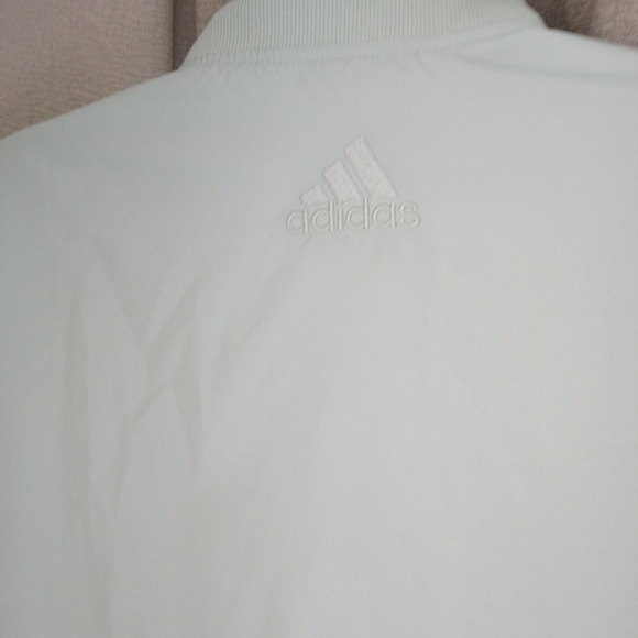 ADIDAS men's aeroready giant logo jacket size medium green - Picture 5 of 10